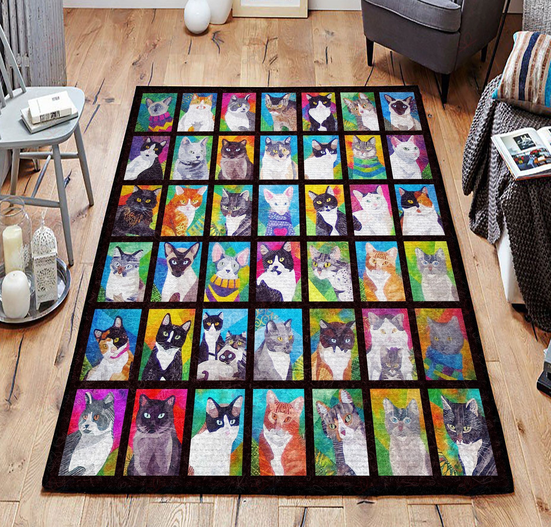 Cat Breeds Rug Sport Decor Gift Floor Decor Living Room Carpet Rug Area Rug - 756ffabfc523 Cat Breeds Rug Sport Decor Gift Floor Decor Living Room Carpet Rug Area Rug - 756ffabfc523