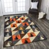 Cat Cross Rug Sport Decor Gift Floor Decor Living Room Carpet Rug Area Rug - 5d0d74014f16