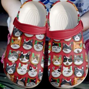 Cat Cute Christmas Cats Sku 511 Crocs Clog Clog Shoes