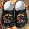 Cat Daddy Shoes Crocs Clog – Black Cat Clog Gift For Father Day Customize Name