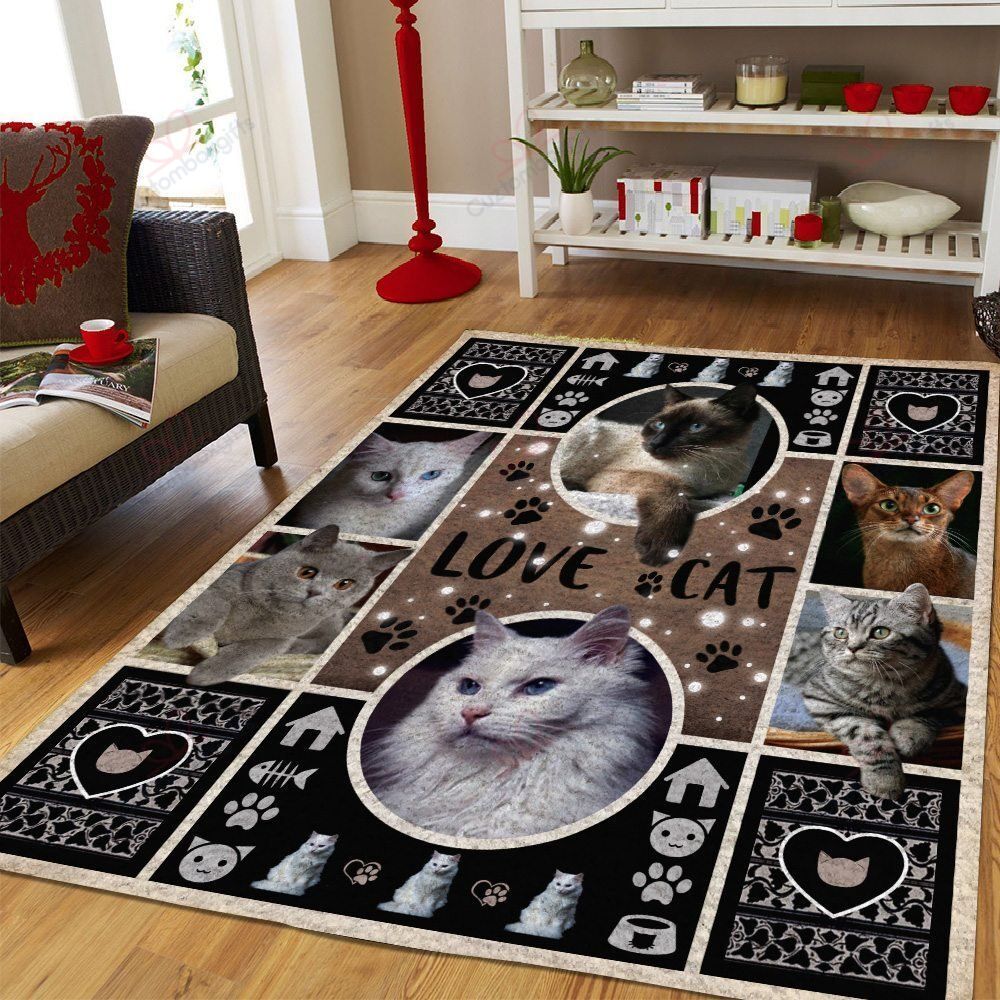 Cat Double Cirlcle Rug Sport Decor Gift Floor Decor Living Room Carpet Rug Area Rug - c5447ad17bdf Cat Double Cirlcle Rug Sport Decor Gift Floor Decor Living Room Carpet Rug Area Rug - c5447ad17bdf