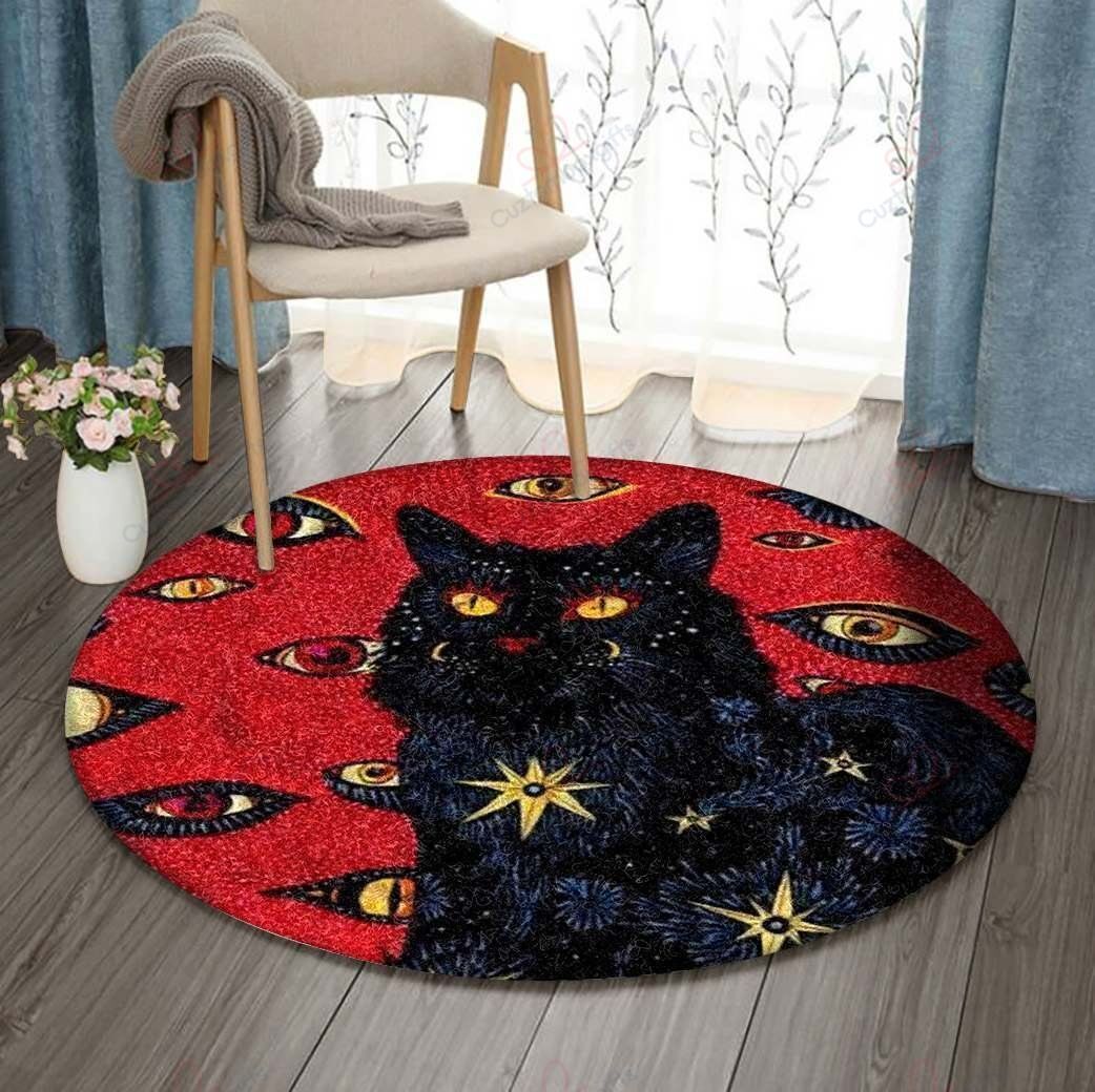 Cat Eye Round Carpet Floor Rug Living Room Bedroom Decor Round Area Rug Carpet Cat Eye Round Carpet Floor Rug Living Room Bedroom Decor Round Area Rug Carpet