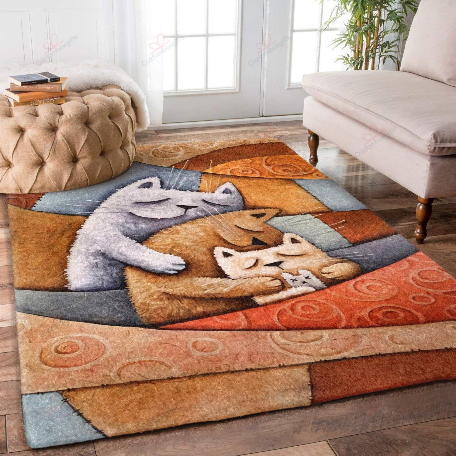Cat Family 1 Rug Sport Decor Gift Floor Decor Living Room Carpet Rug Area Rug - d1a3758a4043 Cat Family 1 Rug Sport Decor Gift Floor Decor Living Room Carpet Rug Area Rug - d1a3758a4043