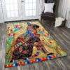 Cat Flowers Pattern Rug Sport Decor Gift Floor Decor Living Room Carpet Rug Area Rug - d4f3f6425378