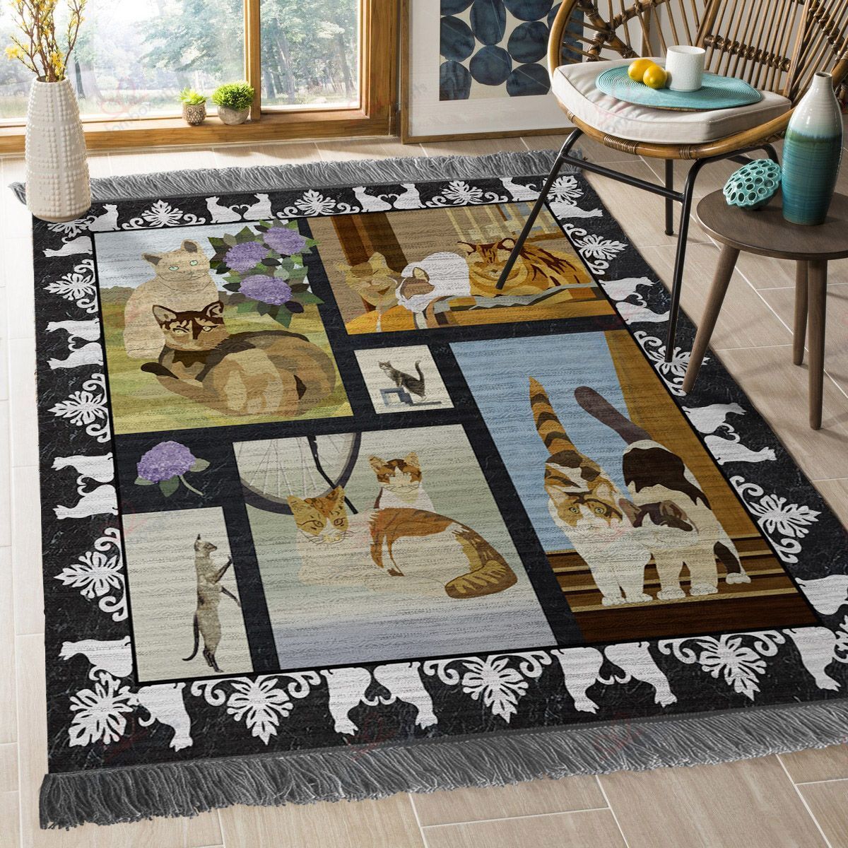 Cat Friends Rug Sport Decor Gift Floor Decor Living Room Carpet Rug Area Rug - 12310b1dc046 Cat Friends Rug Sport Decor Gift Floor Decor Living Room Carpet Rug Area Rug - 12310b1dc046