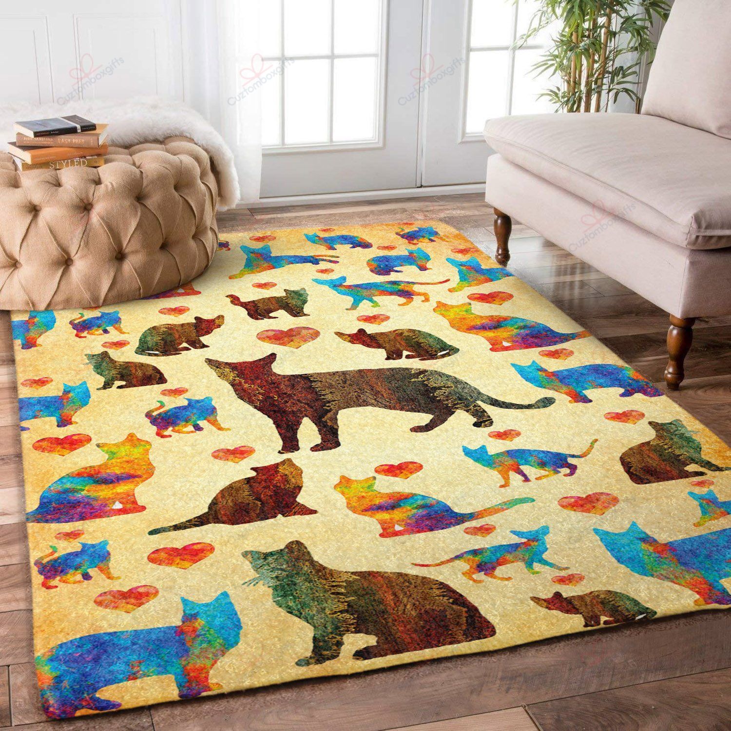 Cat Heart Rug Sport Decor Gift Floor Decor Living Room Carpet Rug Area Rug - b351b070cb41 Cat Heart Rug Sport Decor Gift Floor Decor Living Room Carpet Rug Area Rug - b351b070cb41