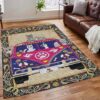 Cat Hippie Rug Sport Decor Gift Floor Decor Living Room Carpet Rug Area Rug - 25fc17e0262c