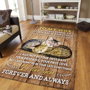 Cat I Just Want To Be Your Last Everything Rug Sport Decor Gift Floor Decor Living Room Carpet Rug Area Rug - da5c493ad5be