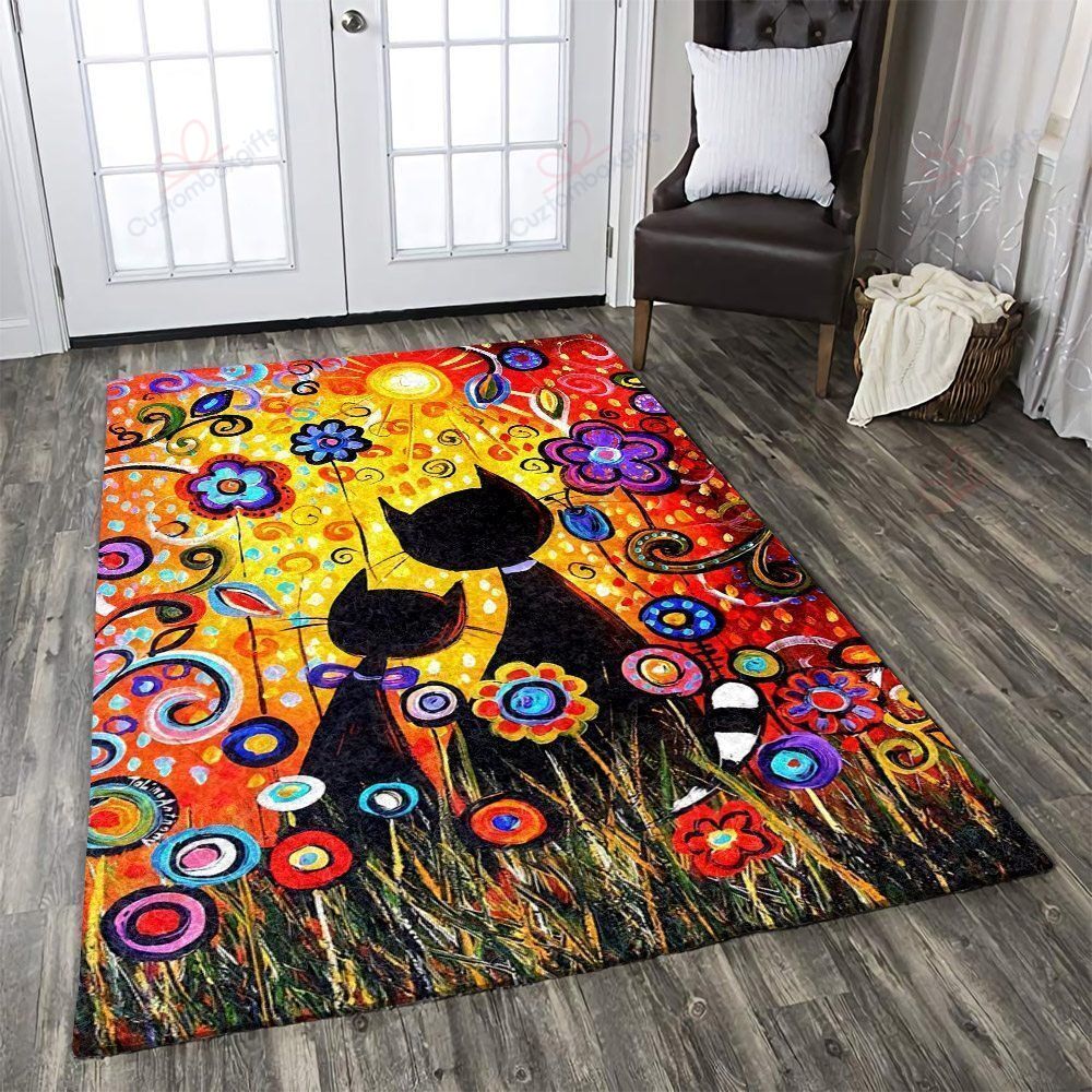 Cat In Love Rug Sport Decor Gift Floor Decor Living Room Carpet Rug Area Rug - 29dd884c748f Cat In Love Rug Sport Decor Gift Floor Decor Living Room Carpet Rug Area Rug - 29dd884c748f