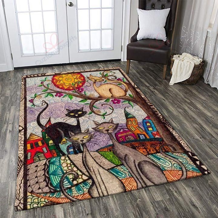 Cat In The City Rug Sport Decor Gift Floor Decor Living Room Carpet Rug Area Rug - 1639c9c5f959 Cat In The City Rug Sport Decor Gift Floor Decor Living Room Carpet Rug Area Rug - 1639c9c5f959