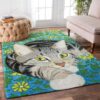 Cat In The Garden Rug Sport Decor Gift Floor Decor Living Room Carpet Rug Area Rug - bbec03183cdd