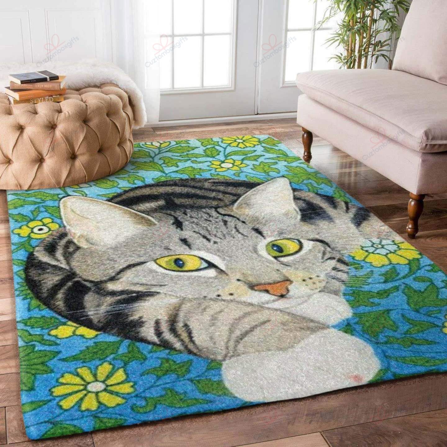Cat In The Garden Rug Sport Decor Gift Floor Decor Living Room Carpet Rug Area Rug - bbec03183cdd Cat In The Garden Rug Sport Decor Gift Floor Decor Living Room Carpet Rug Area Rug - bbec03183cdd