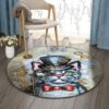 Cat In The Hat Round Carpet Floor Rug Living Room Bedroom Decor Round Area Rug Carpet