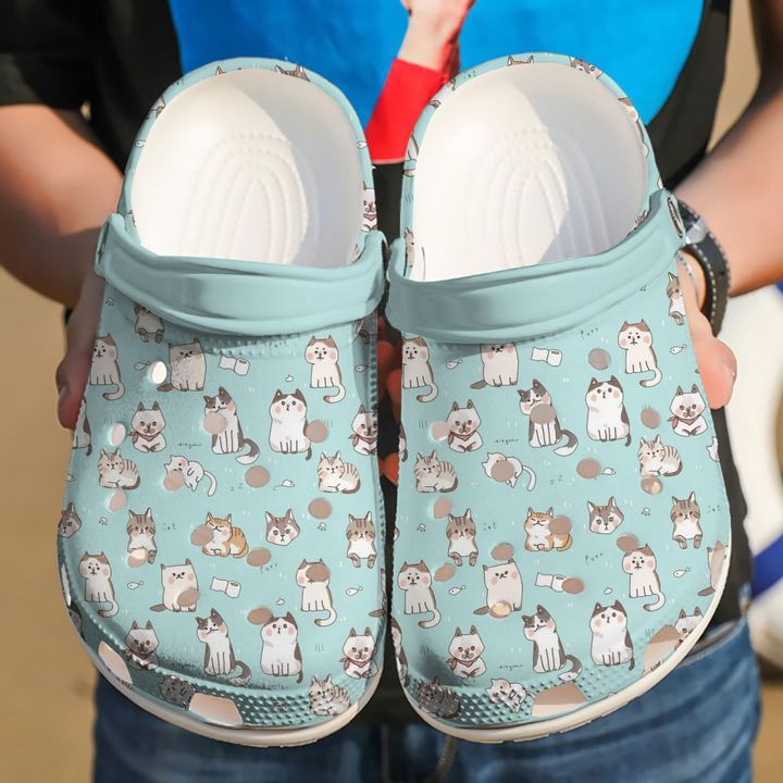 Cat Lovely Cats Sku 521 Crocs Crocband Clog Comfortable For Mens Womens Classic Clog Water Shoes Cat Lovely Cats Sku 521 Crocs Crocband Clog Comfortable For Mens Womens Classic Clog Water Shoes