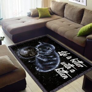Cat Lovers Rug Sport Decor Gift Floor Decor Living Room Carpet Rug Area Rug - 86f1d00f7706