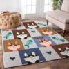 Cat Meow 1 Rug Sport Decor Gift Floor Decor Living Room Carpet Rug Area Rug - fbbdd2317f6f