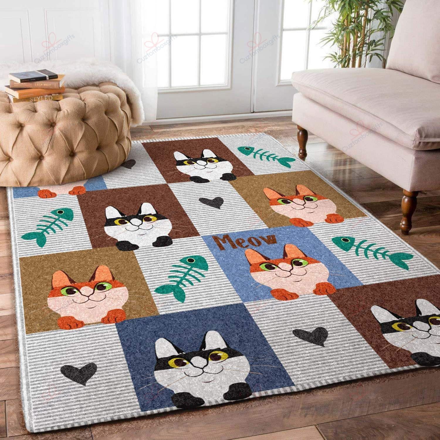 Cat Meow 1 Rug Sport Decor Gift Floor Decor Living Room Carpet Rug Area Rug - fbbdd2317f6f Cat Meow 1 Rug Sport Decor Gift Floor Decor Living Room Carpet Rug Area Rug - fbbdd2317f6f