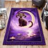 Cat Moon Rug Sport Decor Gift Floor Decor Living Room Carpet Rug Area Rug - d0180973699d