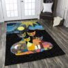 Cat Moon Rug Sport Decor Gift Floor Decor Living Room Carpet Rug Area Rug - 8d667a6a3256