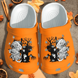 Cat Mummy Scare Ghost Cartoon Shoes Clog – Halloween Night Crocs Clog Crocband Clog Birthday Gift For Man Women