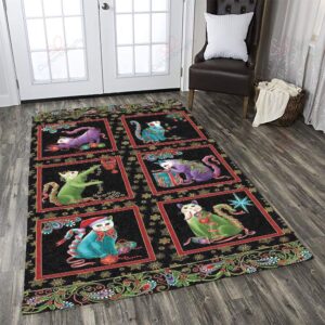 Cat Open Its Gift Rug Sport Decor Gift Floor Decor Living Room Carpet Rug Area Rug - cf7cebce5b39