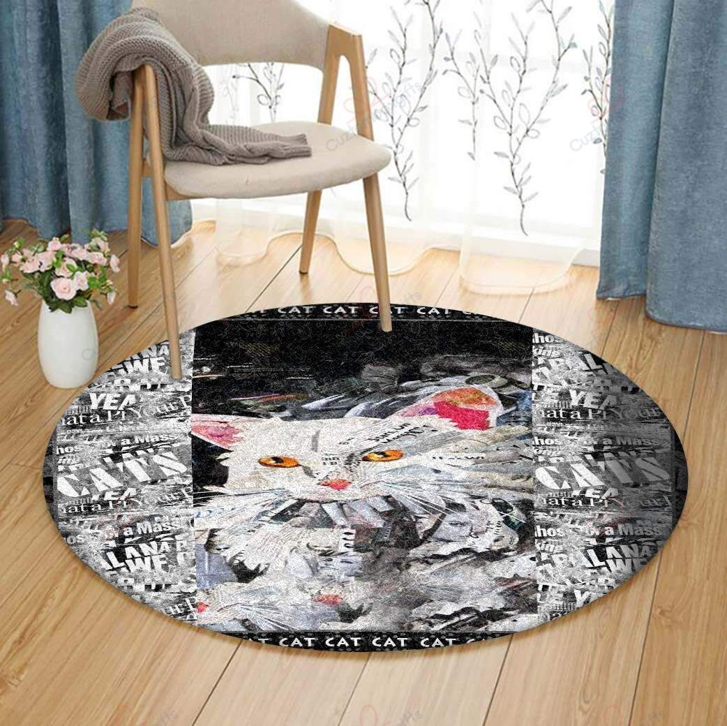Cat Painting 5 Round Carpet Floor Rug Living Room Bedroom Decor Round Area Rug Carpet Cat Painting 5 Round Carpet Floor Rug Living Room Bedroom Decor Round Area Rug Carpet