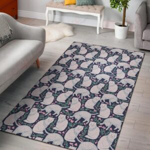 Cat Pattern 6 Rug Sport Decor Gift Floor Decor Living Room Carpet Rug Area Rug - 77f6064a59cb
