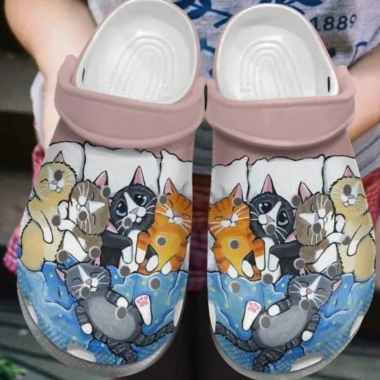 Cat Personalize Clog Custom Crocs Clog On Sandal Fashion Style Comfortable For Women Men Kid Cat Personalize Clog Custom Crocs Clog On Sandal Fashion Style Comfortable For Women Men Kid