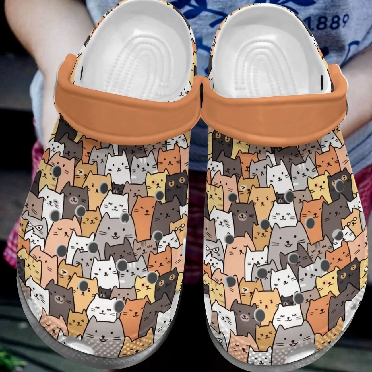 Cat Personalize Clog Custom Crocs Fashionstyle Comfortable For Women Men Kid Print 3D Cat Lover Cat Personalize Clog Custom Crocs Fashionstyle Comfortable For Women Men Kid Print 3D Cat Lover