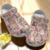 Cat Personalize Clog Custom Crocs Fashionstyle Comfortable For Women Men Kid Print 3D Floral