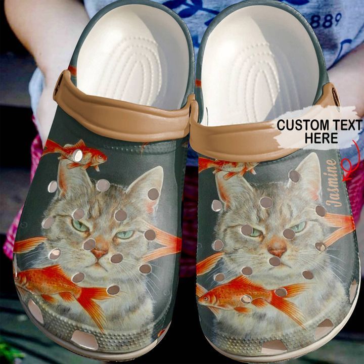 Cat Personalized And Fish Sku 529 Crocs Clog Clog Shoes Cat Personalized And Fish Sku 529 Crocs Clog Clog Shoes