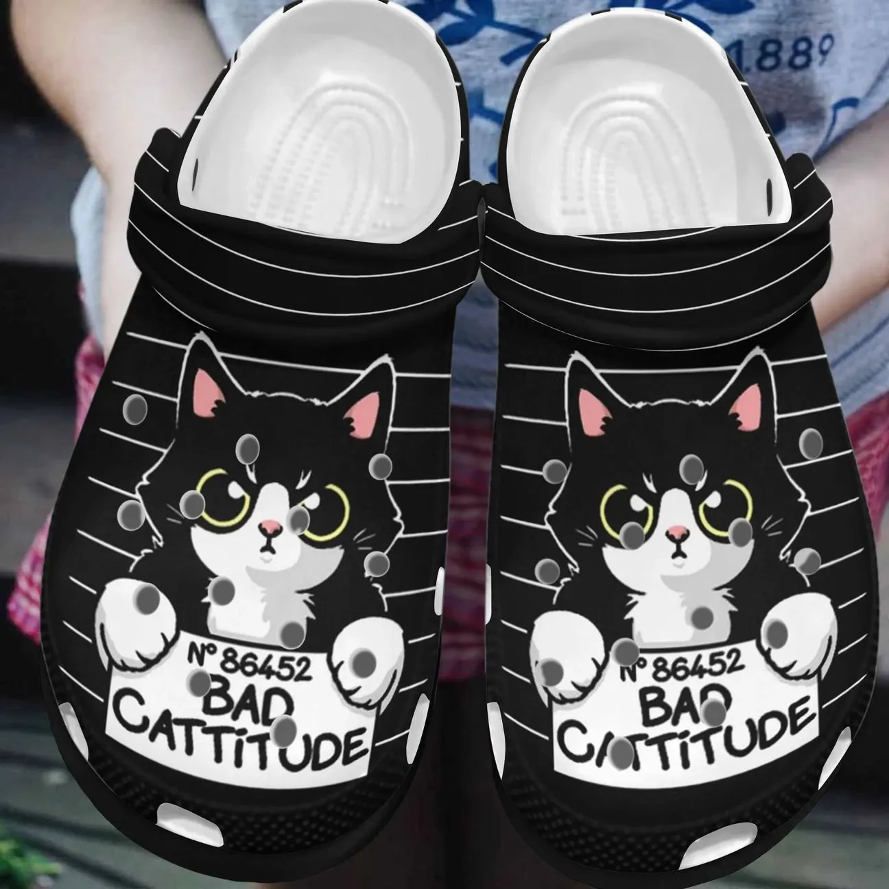 Cat Personalized Clog Custom Crocs Comfortablefashion Style Comfortable For Women Men Kid Print 3D Cattitude Cat Personalized Clog Custom Crocs Comfortablefashion Style Comfortable For Women Men Kid Print 3D Cattitude