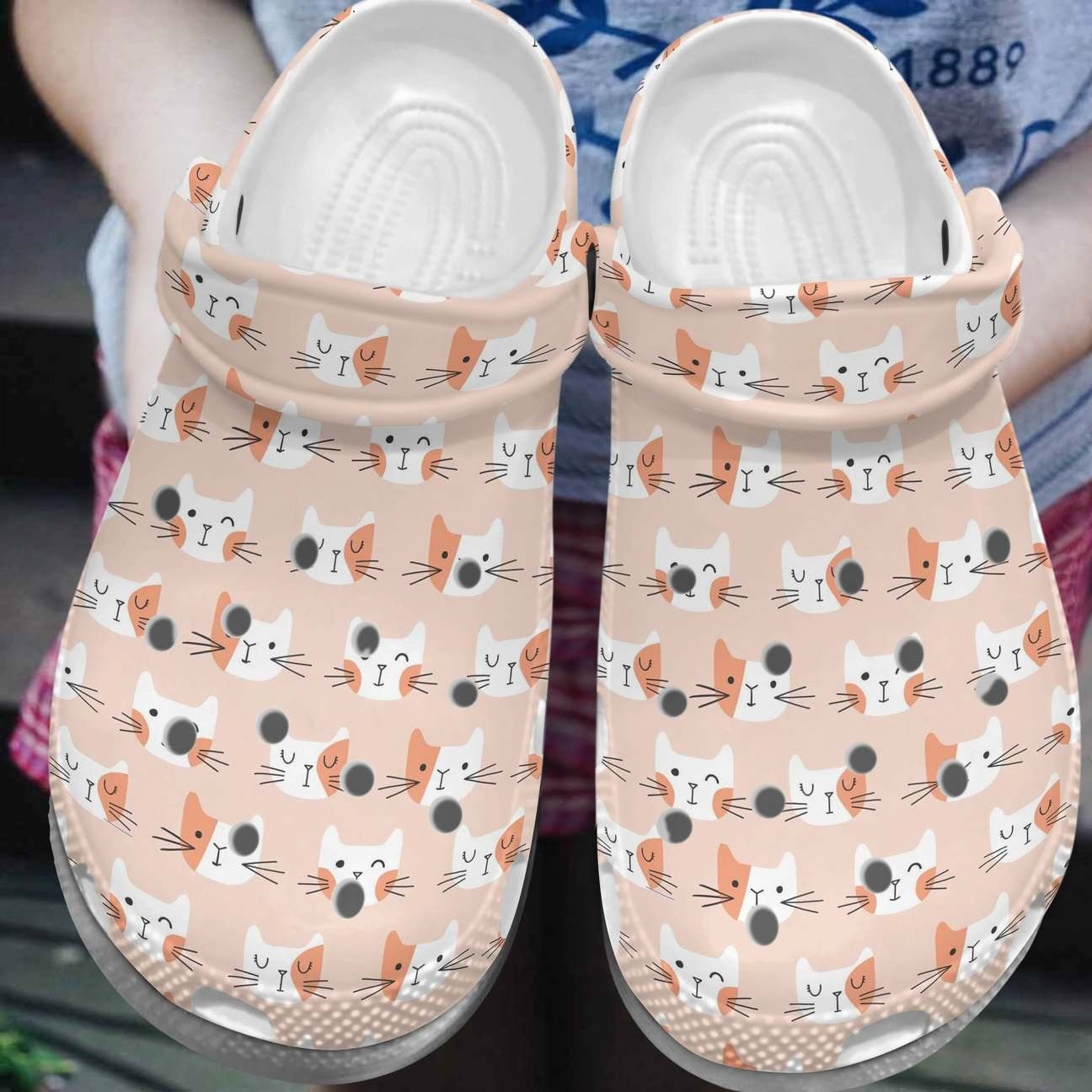Cat Personalized Clog Custom Crocs Comfortablefashion Style Comfortable For Women Men Kid Print 3D Cute Cat Personalized Clog Custom Crocs Comfortablefashion Style Comfortable For Women Men Kid Print 3D Cute