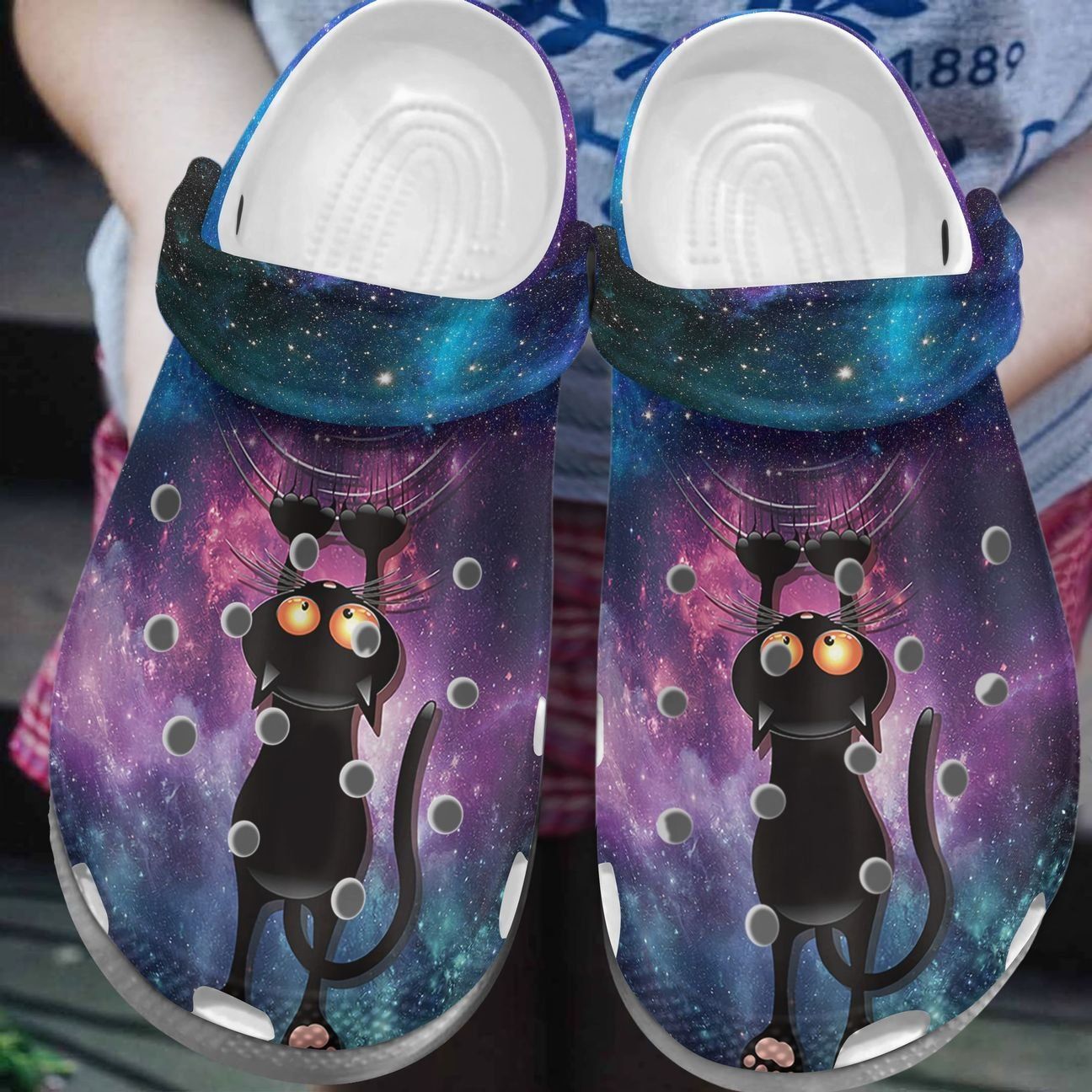 Cat Personalized Clog Custom Crocs Comfortablefashion Style Comfortable For Women Men Kid Print 3D Galaxy Cat Cat Personalized Clog Custom Crocs Comfortablefashion Style Comfortable For Women Men Kid Print 3D Galaxy Cat