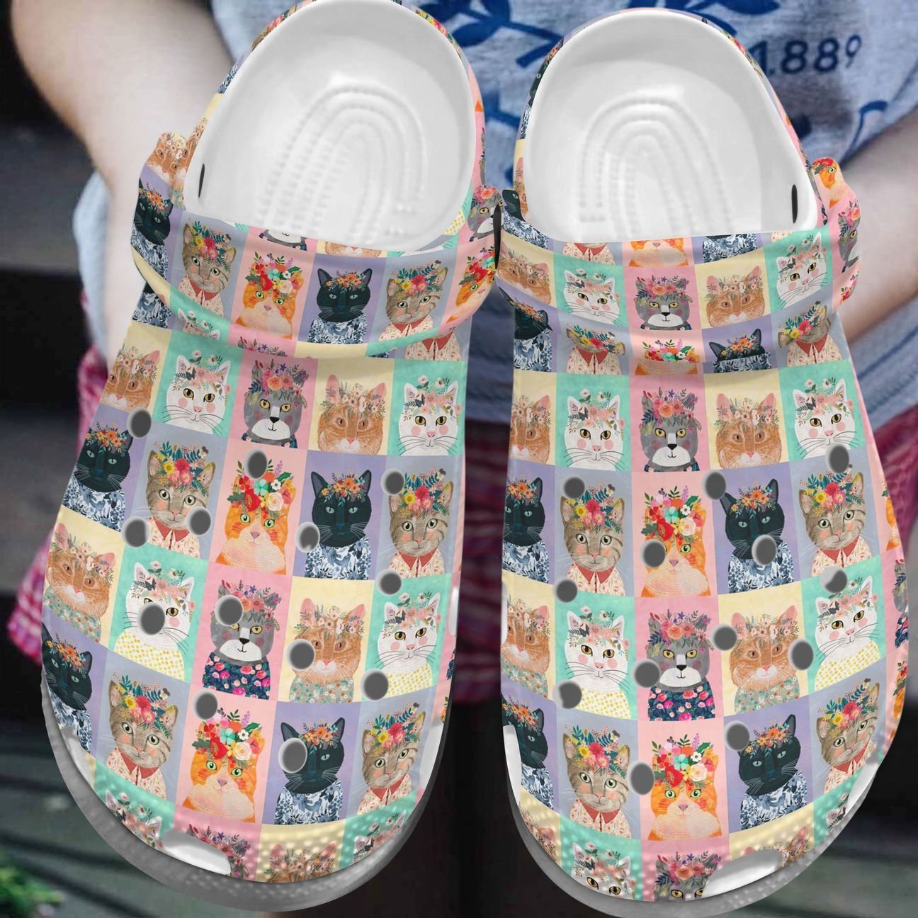 Cat Personalized Clog Custom Crocs Comfortablefashion Style Comfortable For Women Men Kid Print 3D Girly Cat Personalized Clog Custom Crocs Comfortablefashion Style Comfortable For Women Men Kid Print 3D Girly