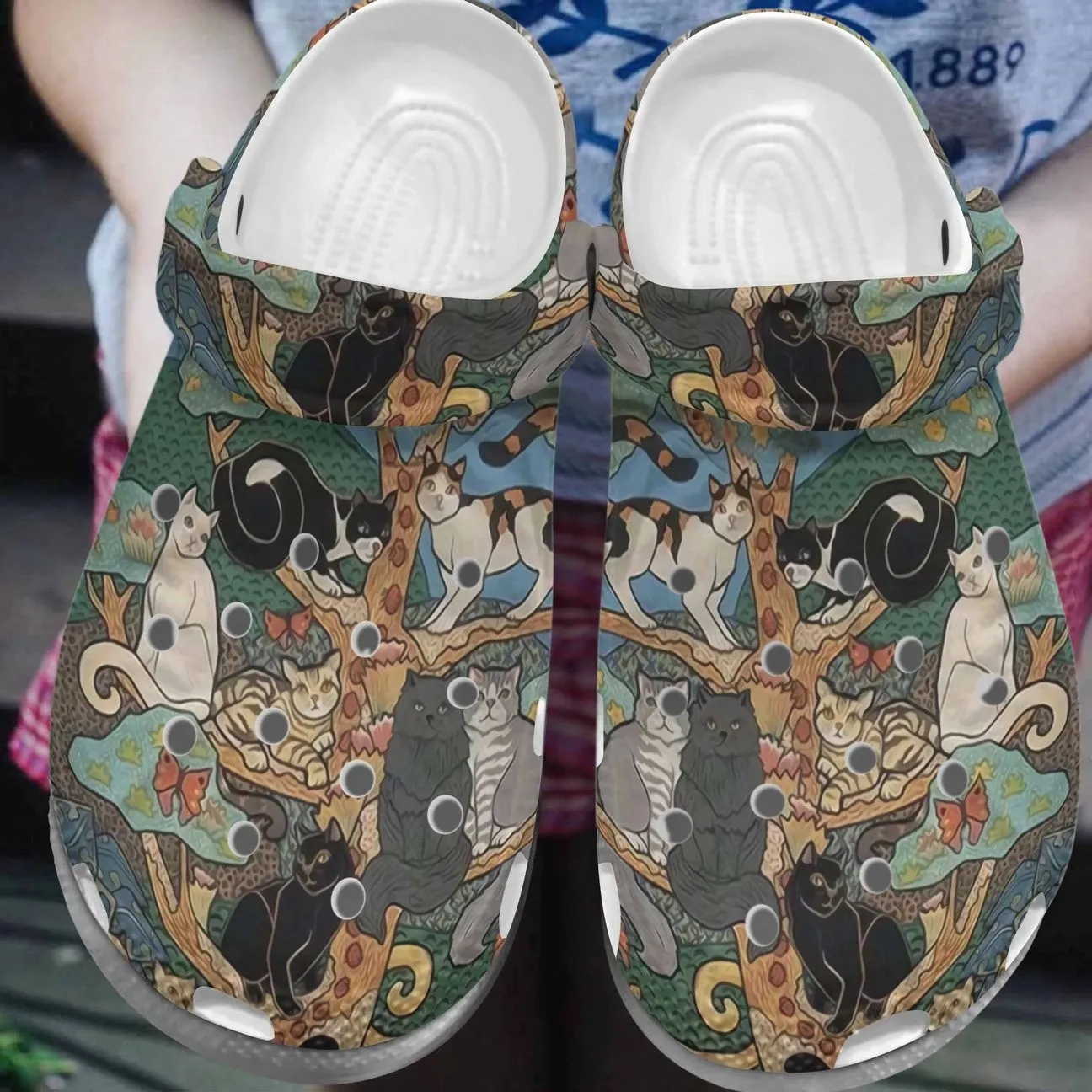 Cat Personalized Clog Custom Crocs Comfortablefashion Style Comfortable For Women Men Kid Print 3D The Tree Cat Personalized Clog Custom Crocs Comfortablefashion Style Comfortable For Women Men Kid Print 3D The Tree