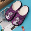 Cat Personalized Clog Custom Crocs Comfortablefashion Style Comfortable For Women Men Kid Print 3D Violet Galaxy Cat