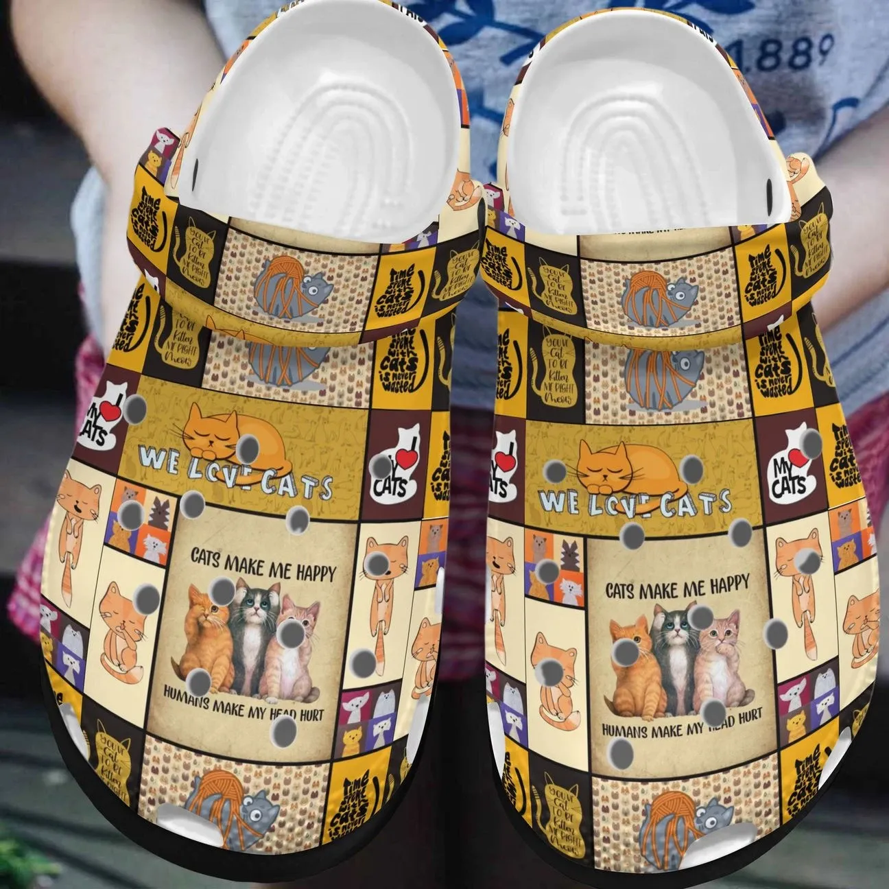 Cat Personalized Clog Custom Crocs Comfortablefashion Style Comfortable For Women Men Kid Print 3D We Love Cats Cat Personalized Clog Custom Crocs Comfortablefashion Style Comfortable For Women Men Kid Print 3D We Love Cats