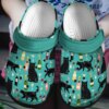 Cat Personalized Clog Custom Crocs Comfortablefashion Style Comfortable For Women Men Kid Print 3D Wine And Black Cat