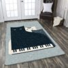 Cat Piano Rug Sport Decor Gift Floor Decor Living Room Carpet Rug Area Rug - dc69b6fd899a