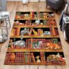 Cat Playing With Book Rug Sport Decor Gift Floor Decor Living Room Carpet Rug Area Rug - 03f5a43b5842