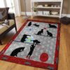 Cat Playing With Fish Rug Sport Decor Gift Floor Decor Living Room Carpet Rug Area Rug - 10050176a94d