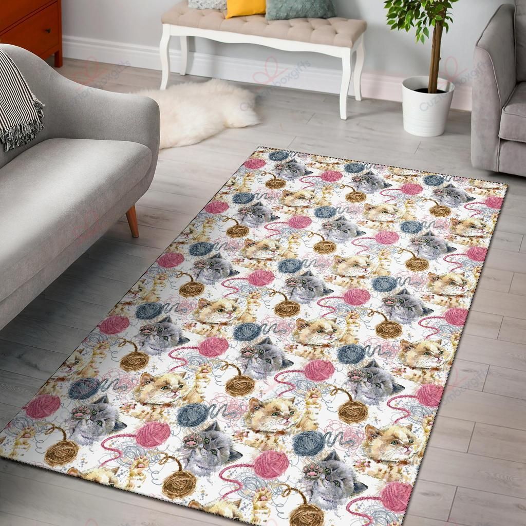 Cat Playing Yarn Pattern 7 Rug Sport Decor Gift Floor Decor Living Room Carpet Rug Area Rug - 2ddb4c8424b8 Cat Playing Yarn Pattern 7 Rug Sport Decor Gift Floor Decor Living Room Carpet Rug Area Rug - 2ddb4c8424b8