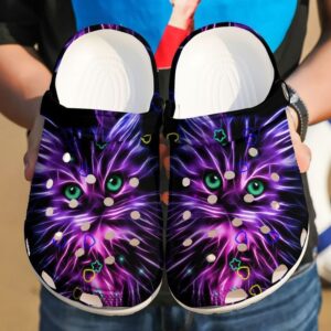 Cat Pretty Neon Sku 536 Crocs Crocband Clog Comfortable For Mens Womens Classic Clog Water Shoes