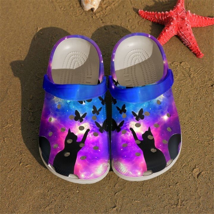 Cat Purple Butterfly Sku 563 Crocs Clog Clog Shoes Cat Purple Butterfly Sku 563 Crocs Clog Clog Shoes