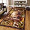 Cat Reading Book Rug Sport Decor Gift Floor Decor Living Room Carpet Rug Area Rug - 3e71e886808e