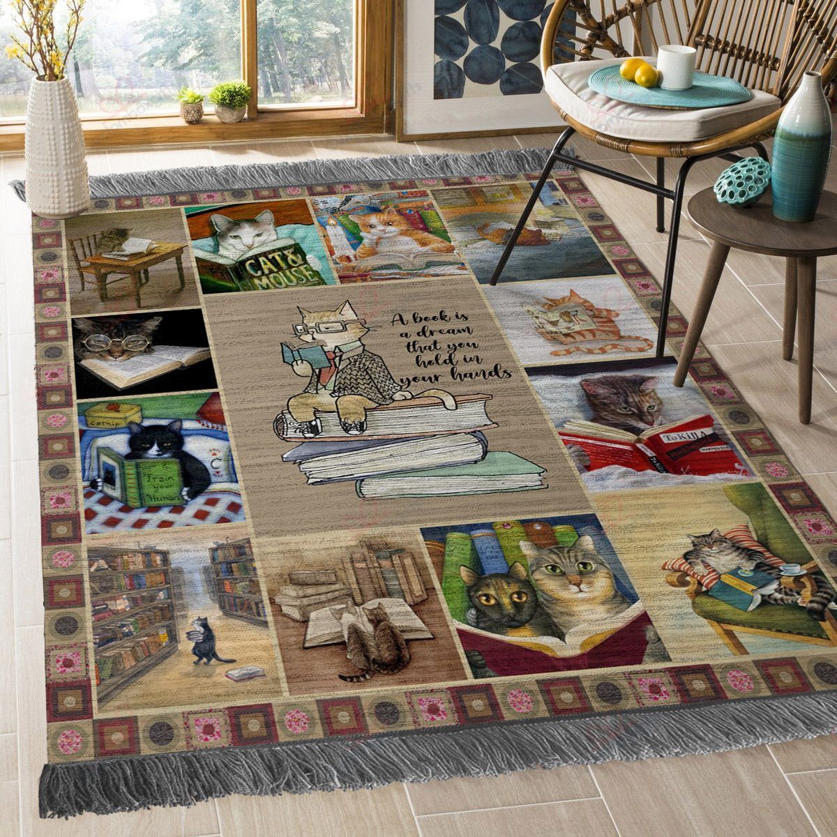 Cat Reads Books Rug Sport Decor Gift Floor Decor Living Room Carpet Rug Area Rug - 0e1a54d42530 Cat Reads Books Rug Sport Decor Gift Floor Decor Living Room Carpet Rug Area Rug - 0e1a54d42530