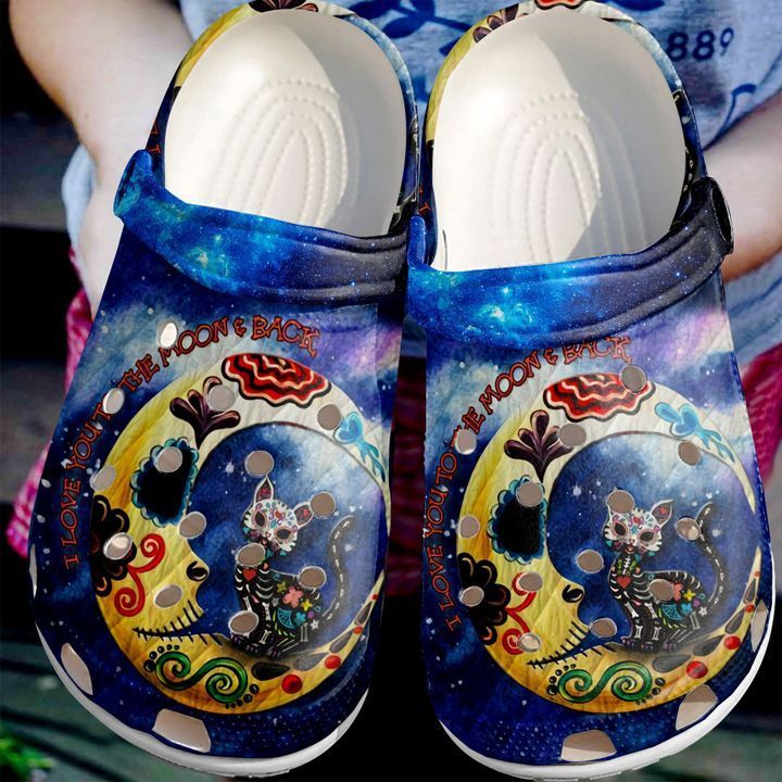 Cat Skull Black Sku 565 Crocs Clog Clog Shoes Cat Skull Black Sku 565 Crocs Clog Clog Shoes