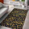 Cat Sunflower Rug Sport Decor Gift Floor Decor Living Room Carpet Rug Area Rug - e0e8e32f8227
