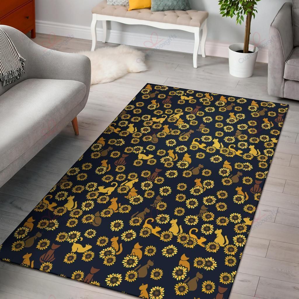 Cat Sunflower Rug Sport Decor Gift Floor Decor Living Room Carpet Rug Area Rug - e0e8e32f8227 Cat Sunflower Rug Sport Decor Gift Floor Decor Living Room Carpet Rug Area Rug - e0e8e32f8227